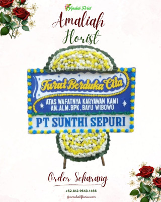 Papan Bunga Duka di Kampung Seraya